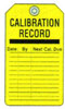 05-141 - Calibration record tags,