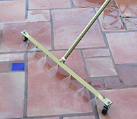 32-039 - Heavy duty water broom, 10 nozzle, 48"