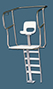 38-535 - Hyalite OSHA guard chair, 6'