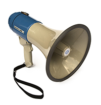 43-110 - Kemp 25 watt megaphone