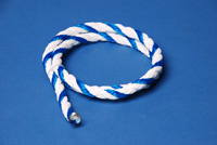44-113 - Twisted Rope, 1/2" dia, blue & white/ft.