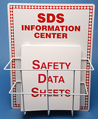 49-130 - SDS information center, 20" x 15"