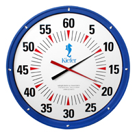 58-210 - Kiefer pace clock, wall mount, battery