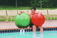 64-085 - Aquatic exercise ball, 65 cm/26", green