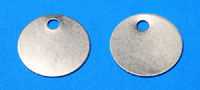 71-120 - Check tags, brass, plain, 100/pkg