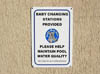 72-014 - Baby changing station sign