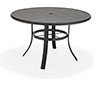 75-419 - Aluminum Slat Top Table, Round