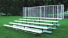 77-073 - Aluminum bleacher, 4-row, 21'