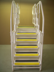 81-291 - AquaTrek ADA tread ladder, 6 step