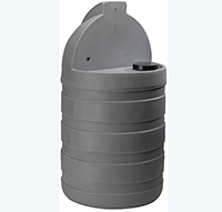 12-525 - Stenner Solution Tank, 30 gallon, grey