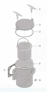 13-066 - 6" Replacement basket, PVC