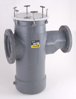 14-575 - Fiberglass reducing strainer, 4" x 3"