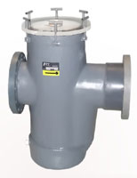 14-750 - Large port FRP reducing strainer, 4" x 3"