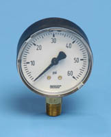 18-110 - 0-60 dry pressure gauge, 2 1/2" dial