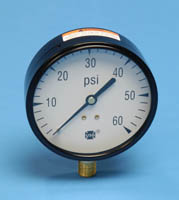 18-115 - 0-60 dry pressure gauge, 3 1/2" dial