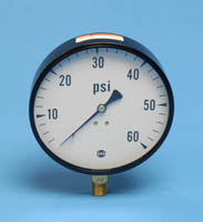 18-120 - 0-60 dry pressure gauge, 4 1/2" dial