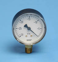 18-155 - 30-0 vacuum gauge, 2 1/2" dial