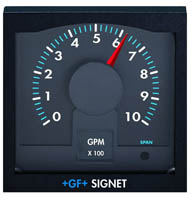 19-025 - Signet analog flow meter, 4" saddle