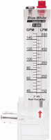 19-131 - Blue-White flow meter, 1 1/2", vertical, flow up