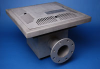 39-518 - Stainless 12 x 12 VGB sump w/ grate