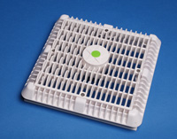 39-705 - AquaStar 9 x 9 VGB Wave grate w/ vented riser ring & mud fr.