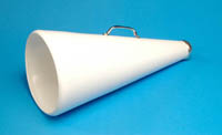 43-035 - Hand-held megaphone, 19"