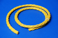 44-097 - Braided Rope, 1/2" dia, yellow/ft.