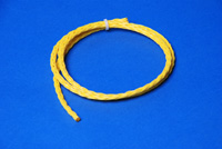 44-102 - Braided Rope, 1/4" dia, yellow/ft.