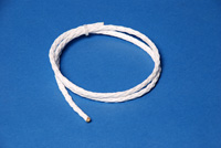 44-103 - Braided Rope, 1/4" dia, white/ft.
