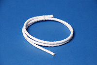 44-106 - Twisted Rope, 1/4" dia, white/ft.