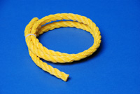 44-114 - Twisted Rope, 1/2" dia, yellow/ft.