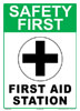 45-039 - First Aid Station Sign