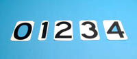 45-057 - Numbers for NFPA sign (0-4)