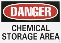 45-080 - OSHA Danger Chemical Storage