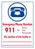 45-089 - Emergency Phone Number w/