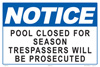 45-104 - Notice Pool Closed for the