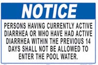 45-121 - Notice Persons with Diarrhea Sign