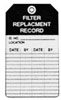 45-145 - Filter Replacement Record Tag