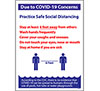 45-455 - COVID-19 Concerns Sign,