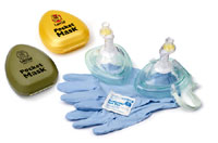 48-046 - Laerdal pocket mask w/o oxygen attachment