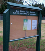 57-181 - Outdoor display board, large