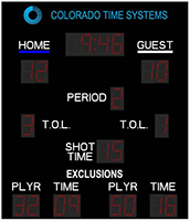 59-292 - Otter scoreboard - water polo