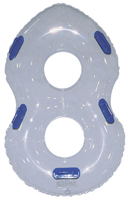 63-195 - 42" Double heavy duty water park tube, clear