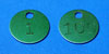 71-135 - Check tags, alum., numbered,