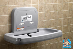 72-005 - Horizontal baby changing station