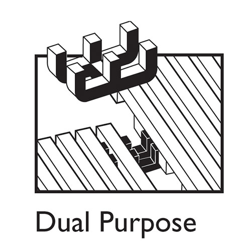 Heronrib side-to-side clips