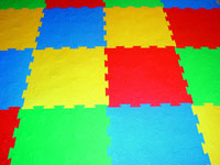 73-190 - Paviplay School Flooring Tile, 3/4", each