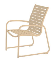 74-045 - Millennia EZ-Span "ribbon" sled base dining chair