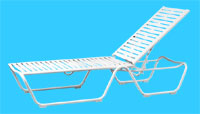 74-055 - Millennia EZ-Span "ribbon" chaise lounge