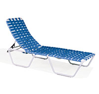 75-430 - Oasis Crossweave Strap Nesting Chaise Lounge